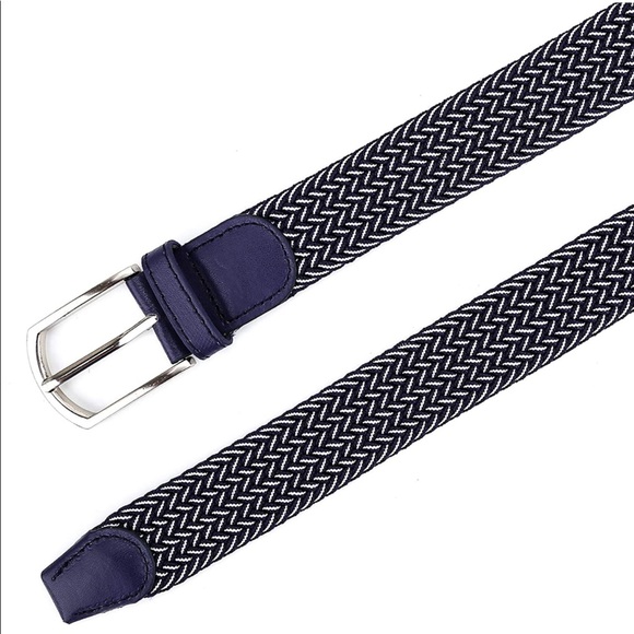 BRAND NEW MENS CANVAS WOVEN BELT NWT - Picture 3 of 5